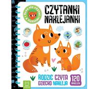 Livres d'autocollants. J'apprends à lire avec un renard. Le parent lit, l'enfant colle Bogus³aw Michalec (Buch auf Polnisch)