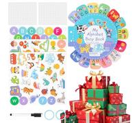 Livres d'autocollants pour tout-petits Activités éducatives et éducatives pour les d'âge préscolaire - Jouets d'apprentissage éducatifs pour tout-petits | Pour Nouvel An, anniversaire