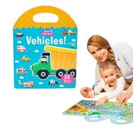 Livres d'autocollants réutilisables, livre d'activités avec autocollants mignons | Cahier d'activités d'autocollants créatifs en gelée,Livre d'activités de voyage, autocollants d'apprentissage précoce