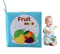 Livres de bain pour enfants, livre en tissu à contraste élevé, livre en tissu à contraste élevé résistant aux déchirures, livre à croquer doux et lavable, résistant à la déchirure, confortable à