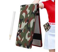 Livres de cartes de golf, marque-point de poche de golf, carnet de golf avec crayon - livre de Yardage en tissu Oxford, gadgets de golf pour hommes et femmes golfeurs de sports de plein air