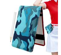 Livres de cartes de marqueur de golf, marque-point de poche de golf,Journal de golf avec crayon | Journal de golf, carnet de golf en tissu Oxford, carnet de golf pour clubs de golf, golfeurs, hommes