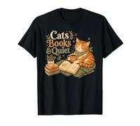 Livres de Chats et lecteurs de Lecture littéraire Silencieux T-Shirt