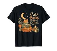 Livres de Chats et lecteurs de Lecture littéraire Silencieux T-Shirt