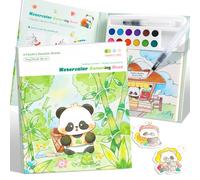 Livres de coloriage à l'eau pour tout-petits de 3 à 5 ans, 4 à 8 ans - Livre de peinture sans désordre pour enfants, loisirs créatifs, activités de dessin, jouet d'anniversaire pour filles, jouets