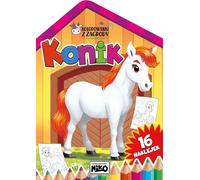 Livres de coloriage de la ferme. Cheval
