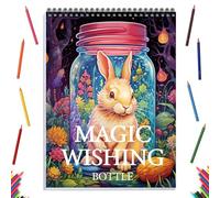 Livres de coloriage pour adultes - Page à spirale - Design unilatéral - Cadeaux d'art et d'artisanat pour femmes pour se détendre, anxiété et dépression - 30 pages de coloriage colorées de vœux