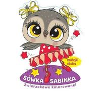 Livres de coloriage sur les animaux. Hibou Sabinka