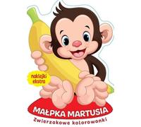 Livres de coloriage sur les animaux. Singe Martusia