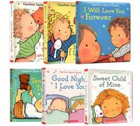 Livres de contes d'amour de bonne nuit Caroline Jayne Church "Je t'aime de tout mon cœur" livre cartonné pour bébés et enfants, livre d'histoire pour le coucher, jouets éducatifs, livres pour bébés en