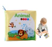 Livres de dentition doux | Livre à mâcher doux et froissé lavable | Résistant à la déchirure, confortable au toucher, lavable pour enfants, garçons et filles