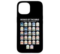 Livres de la Bible Lecteur de Bible Chrétienne Nouveau Testament Coque pour iPhone 15