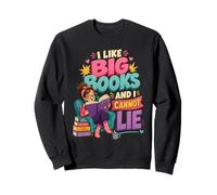 Livres de Lecture d'amour drôle Femmes bibliothécaire Sweatshirt