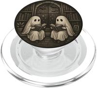 Livres de Lecture fantômes d'halloween Littérature de Rat de bibliothèque PopSockets PopGrip pour MagSafe