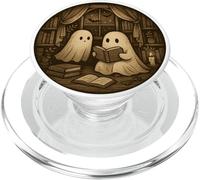 Livres de Lecture fantômes d'halloween Littérature de Rat de bibliothèque PopSockets PopGrip pour MagSafe