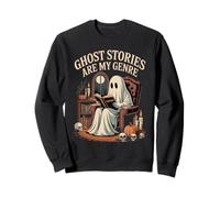 Livres de Lecture rétro Ghost Stories My Genre Librarian Sweatshirt