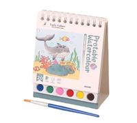 Livres de peinture à l'eau pour enfants | Ensembles d'artisanat légers | Activité de voyage éducative pour les tout-petits, structure verticale pour le camping, la plage, les voyages en voiture |