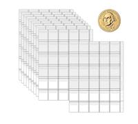 Livres de pièces de monnaie pour collectionneurs | Livre de collectionneur de pièces - Livre de collecte de devises Portable et Transparent, cadeau du nouvel an pour les amateurs de timbres-monnaie en