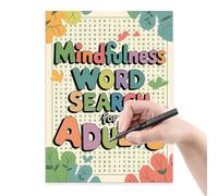 Livres de recherche de mots, livres de recherche de mots pour adultes | Créez le calme et la positivité dans votre vie | Livre de recherche de mots relaxant pour adultes et personnes âgées Jeu
