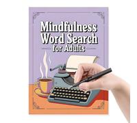 Livres de recherche de mots pour adultes, mots pour adultes Rechercher des livres de puzzle - jeu de recherche à plusieurs niveaux pour se détendre - devenir le mot pour que adulte m