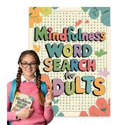 Livres de recherche de mots pour adultes : Puzzles de recherche de mots, livres pour adultes, créez du repos et de la positivité dans votre vie, le grand mot imprimé trouve des jeux pour,
