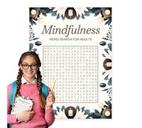 Livres de recherche de mots pour adultes, recherches de mots | Jeux relaxants pour le stress | Livre de recherche de mots relaxant pour adultes et personnes âgées Jeu de recherche de pa