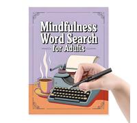 Livres de Recherche de Mots pour Les Adultes - Livret de Jeu de Recherche Multi-étapes, Jeu de Livres de Puzzle, Formation cérébrale | 400+ tâches de Recherche de Mots pour la Relaxation, la