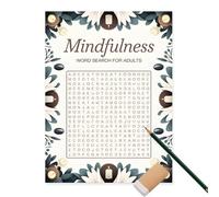 Livres de recherche Word pour adultes | Jeux de détente pour soulager le stress - Livre de recherche de mots relaxants pour adultes et personnes âgées, jeu de recherche amusant pour soulager le stress