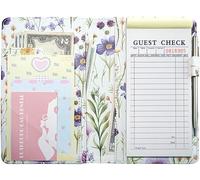 Livres de serveur noirs pour serveuse, livret de serveur, livret de serveur, organisateur de serveuse, livre de service, chèque d'invité, poche pour argent compatible avec tablier de serveur