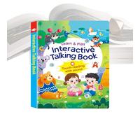 Livres de Sons pour , Jeu interactif Rechargeable pour Apprendre Les Mots - Livre éducatif Parlant pour Maternelle, Voyage et école en Voiture