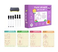 Livres de traçage propre - Cahier d'exercices de nettoyage préscolaire, outil d'apprentissage avec pratique des compétences, livre éducatif avec exercices guidés, matériel d'entraînement durable