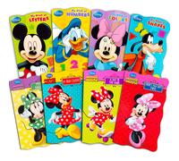 Livres Disney pour les tout-petits de 1 3 ans - 8 livres cartonn s Disney avec Mickey et Minnie Mouse, coffret Mes premi res histoires