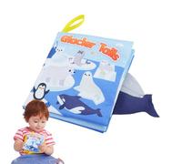 Livres doux pour - Livre de touches et d'éveil pour le développement précoce, livres doux et crépitants à toucher et à toucher, jouet d'activité pour l'éducation précoce, lusti