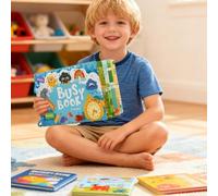 Livres Éducatifs Tout-Petit | Jouets Educatifs Interactifs Et Amusants | Cahiers d'Apprentissage Jouets de Voyage - Pour École à la Maison Voyage Maternelle Salle de Classe Avion Noël Anniversaire