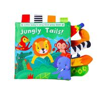 Livres En Tissu Doux Pour Bébés, Livre Éducatif Interactif, Queue D'Animal, Dessin Animé, Doux, Pour Nouveau-Nés, Filles Et Garçons