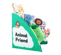 Livres en tissu - Livre d'apprentissage des rides, livre tactile interactif pour jeunes | Livre d'animaux en tissu irritant avec caractéristiques sensorielles d'éducation précoce