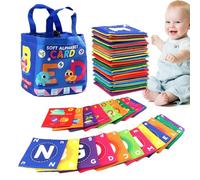 Livres en tissu pour , Livres en tissu pour | Livres de bain en tissu avec animaux alphabet pour petits | Jouet interactif pour la première éducation, livre interactif p