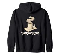 Livres et brasseries Coffee Reader Bibliophile Bibliophile Bookworm Sweat à Capuche