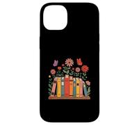 Livres Et Fleurs avec Papillons Art Coque pour iPhone 14 Plus