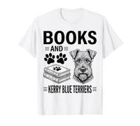 Livres et Kerry Blue Terriers Drôle Kerry Blue Terrier T-Shirt Graphique avec Valeur