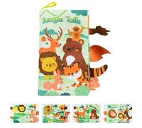 Livres froissés pour bébés, livres en tissu pour bébés, livres en tissu froissé avec queues colorées pour bébés, jouets créatifs d'apprentissage préscolaire, livres interactifs pour tout-petits pour