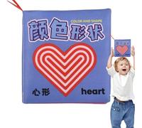 Livres froissés pour | Livre coloré en tissu doux | Crinkle pendant 9 mois, améliore l'observation, la mémoire et suscite la curiosité