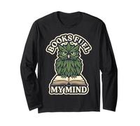 Livres Fuel My Mind Owl Green Leaves Graphic Manche Longue