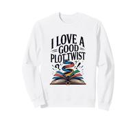 Livres Funny Books I Love A Good Plot Twist Sweatshirt