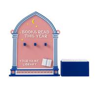 Livres lus cette année - Affichage de lecture avec cartes numérotées interchangeables, contre-plaque pour suivre les livres annuels, idée de décoration pour femmes, enfants, lecteurs, écrivains