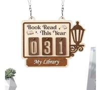 Livres lus cette année, décoration pour étagère, compteur de livres, marque-page, pour bibliothèque, coin lecture, de lecture, de bibliothèque, bibliothécaire
