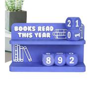 Livres Lus Cette Année - Des Objectifs De Lecture Imprimés En 3D, Décoration Esthétique D'étagère Pour Les De Bibliothèque Et Les Bibliothécaires, Affichage Visuel Du Défi De Lecture 2026 P