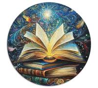 Livres Magiques 1000 Pieces Animation Puzzle Circulaire Jeu Éduchatif Défi De l'art De La DécoRation Moderne Adultes Et Enfants Dès 14 Ans 1000pcs (67.5x67.5cm)