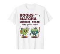 Livres Matcha Wisdom Peace Leafy Green Stories T-Shirt