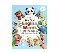 Livres Parlants Interactifs Livre Audio Éducatif de Reconnaissance du | Livre D'Apprentissage Des Mots Pour Garçons Filles Préscolaire Maternelle Crèche Coucher Voiture Maison